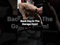 Back Day In The Garage Gym! 🔥💪🔥 #shorts #backworkout #fitover50