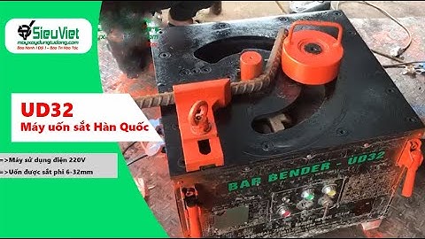 Máy uốn sắt UD-32 Hàn Quốc cũ - Cung cấp đến khách hàng trên toàn quốc