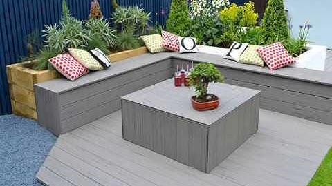 plans for composite patio bench