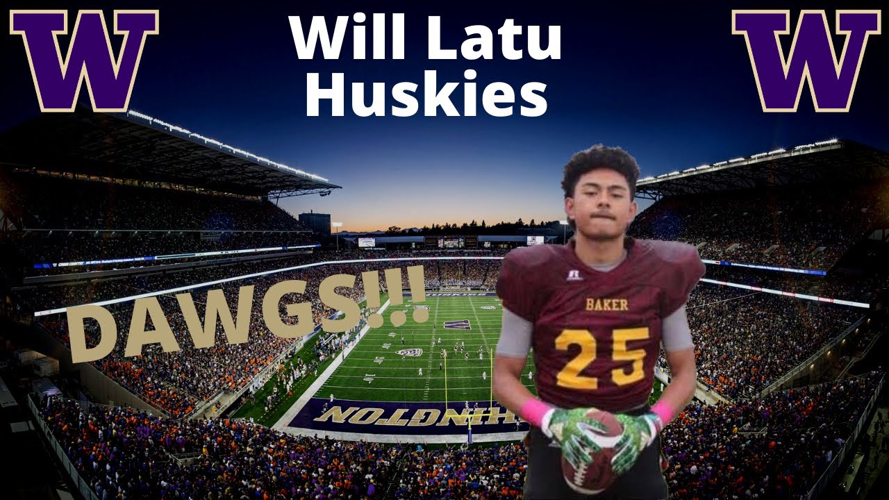 Will Latu Commits to Washington Huskies REACTION || 4 STAR SIGNING