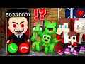 Why boss babyexe called jj and mikey family  in minecraft maizen