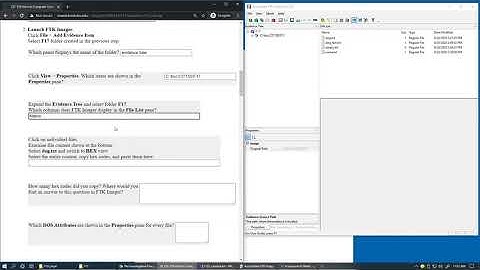1.6 Lab F17, FTK Imager, Viewing a Folder