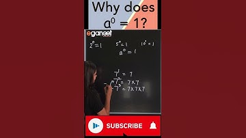 Why anything raise to the power 0 is 1?
