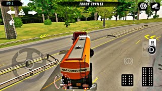 Trailer Truck Gas Trasnport Driving in Car Parking Multiplayer - Best Android Gameplay screenshot 2