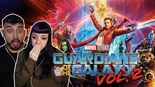 My Girlfriend Watches Guardians of the Galaxy Vol. 2 for the FIRST time || Reaction