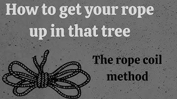 How to get a rope over a tree limb