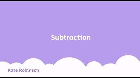 Subtraction | Oxford Owl