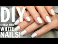 100% STREAK-FREE WHITE MANICURE!