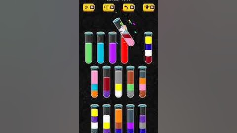 Color Water Sort 3D level 1068