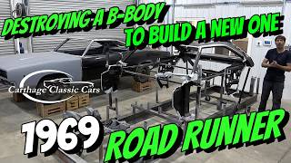 1969 Road Runner cut down, Sandblasting and Epoxy priming whats left Carthage Classic Cars