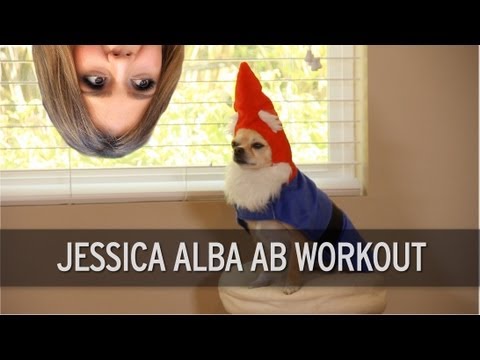 Jessica Alba Ab Workout