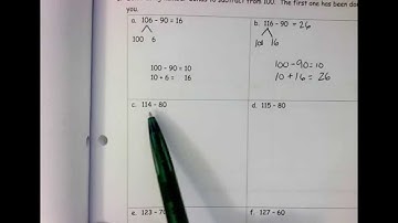 Take from 100 Strategy (Grade 2 Module 4 Lesson 23)