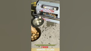 Automatic Egg Peeling Machine  #machine #workersvillage #innovation #tools
