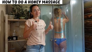 Как делать медовый массаж