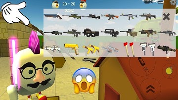 Chicken Gun Game || Pro VS Hacker || ChaloHouse - Maps || Level # 1001 || Best Online Amazing Games
