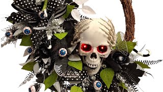 How to make an Artificial Halloween Wreath 