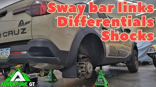 Santa Cruz  New Rear Shocks, Sway Bar Links, and Differential Fluid