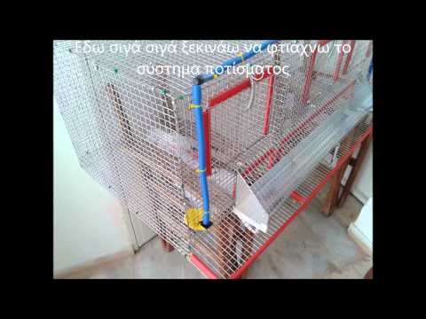 Βίντεο: Φτιάχνοντας ένα κλουβί ορτυκιών