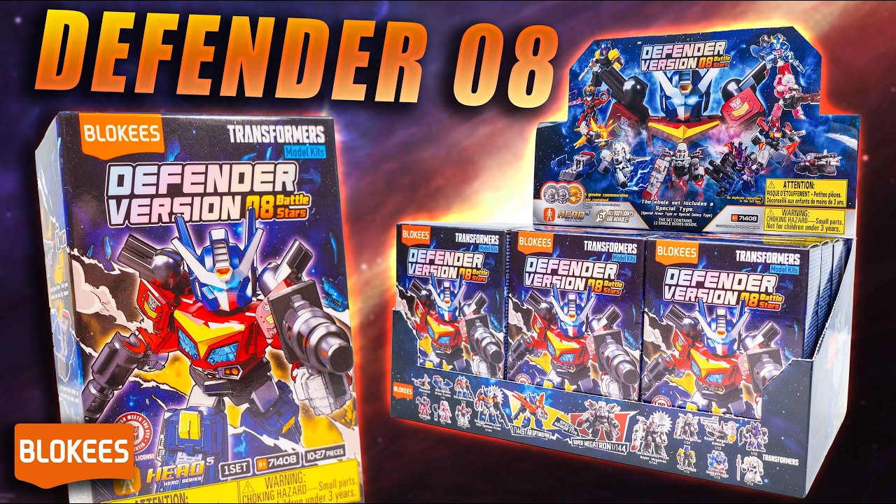 subject description - Proses Unboxing dan Perakitan Model Kits Blokees Transformers Defender Version 08