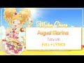 [ROMAJI LYRICS] Aikatsu Stars - August Marina - Yuzu Nikaidou