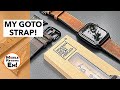 This $25 Apple Watch BAND is INCREDIBLE! - Mifa Hybrid Sports Leather Apple Watch Strap Review