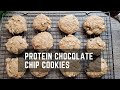 Healthy Protein Chocolate Chip Cookies Healthy Meal Prep Snack Recipe