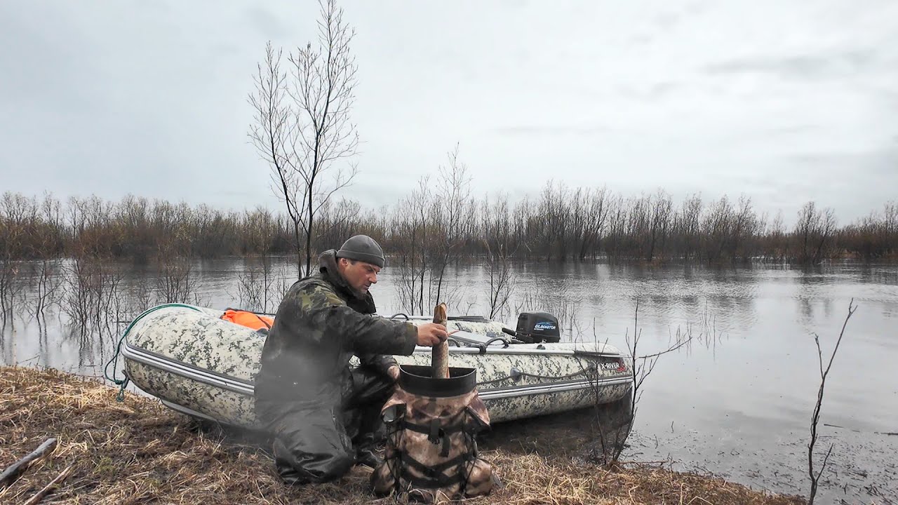 ПРОВЕРКА СЕТЕЙ В ДОЖДЬ. ПОСТАВИЛ СЕТИ - ПРОВЕРЯЙ!!! Улов рыбы складывал в кан. Лодка Rocky 375.