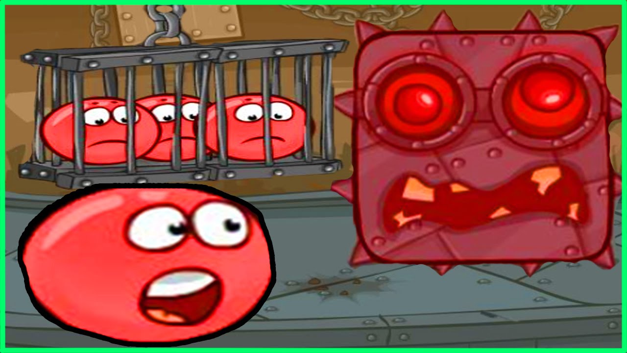 Игра красные шарики спасает. Red Ball 4 подземные ходы. Красный шарик босс подземные ходы.