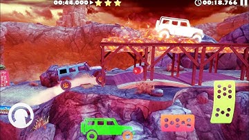 All 4X4 Truck Warmup Tough Levels | Offroad Legends 2 (By DogByte Games) Android Gameplay HD