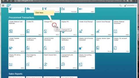 Change Purchase Order by SAP Screen Personas design Fiori