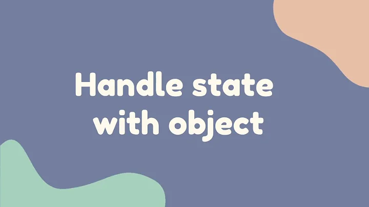 React Hook - How to handle object / nested object state
