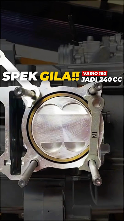 SPEK GILA GILAAN HORSEPOWER GOKIL !!! VARIO 160 UP KE 240CC