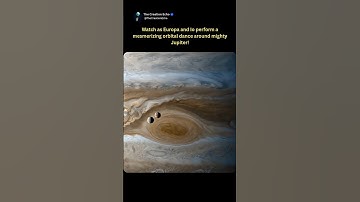 watch Jupiter’s Moons Europa and Io in Stunning Timelapse🌌🌑