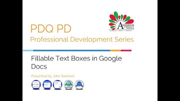 Fillable Text Boxes in Google Docs
