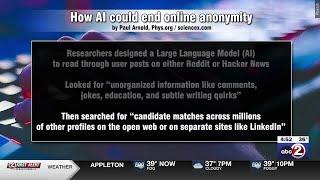 AI research is putting an end to online anonymity