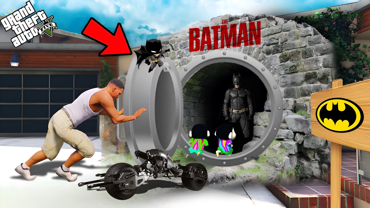 Franklin & Shinchan Becomes BATMAN and Fights Crime in GTA 5! 🦇🔥
