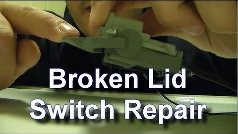 Fixing a Broken Kenmore / Whirlpool Lid Switch for Free