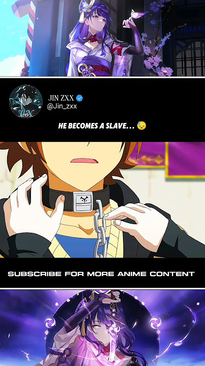 He becomes a slave 😓 | #shorts #anime #animeedit #animeamv #animelover #romantic