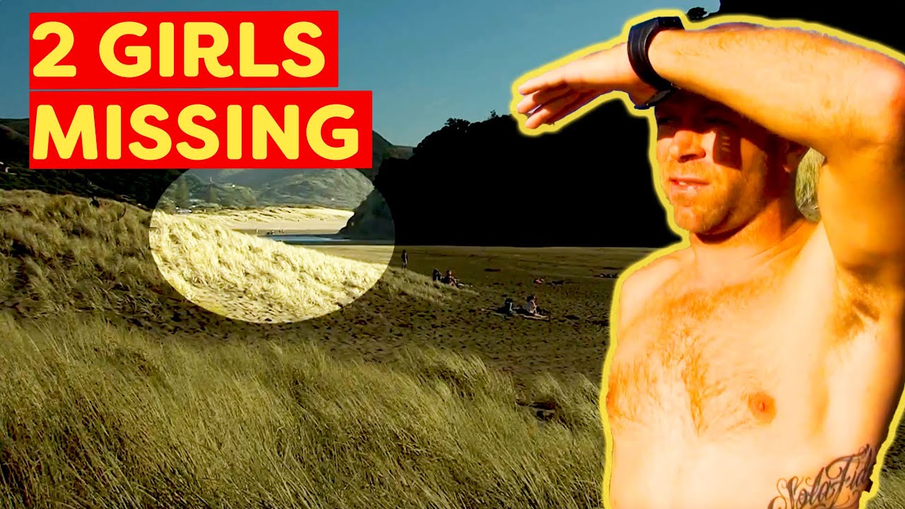 FRANTIC Search For Two Missing Girls At The Beach - YouTube