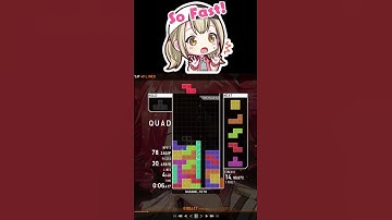 Cleanest sprint pb #tetrio #tetris #teto