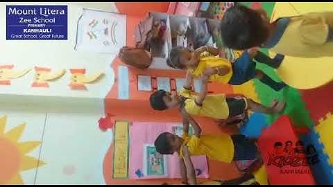 Activity based learning technique | PG Class | Mount Litera ZS Kanhauli | Kidzee Kanhauli