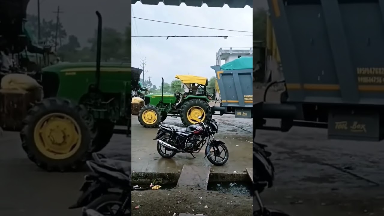 John Deere tractor trolley tochen 4WD 