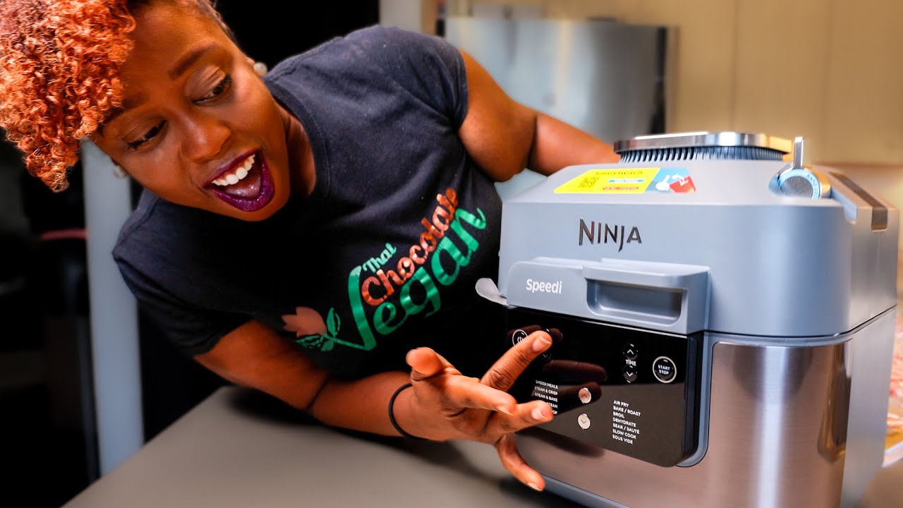 NEW NINJA SPEEDI REVIEW UNBOXING AND FIRST COOK! 