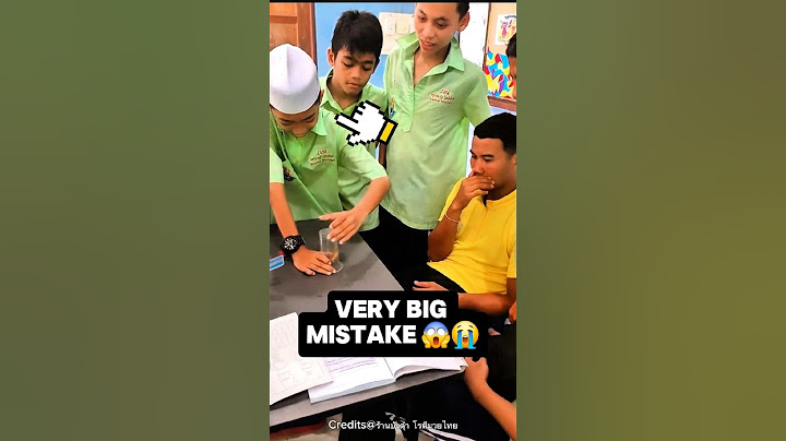 This child made a very big mistake to his teacher