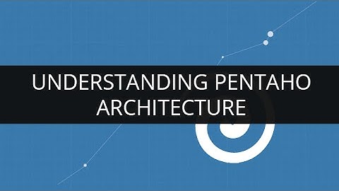 Understanding Pentaho Architecture | Edureka