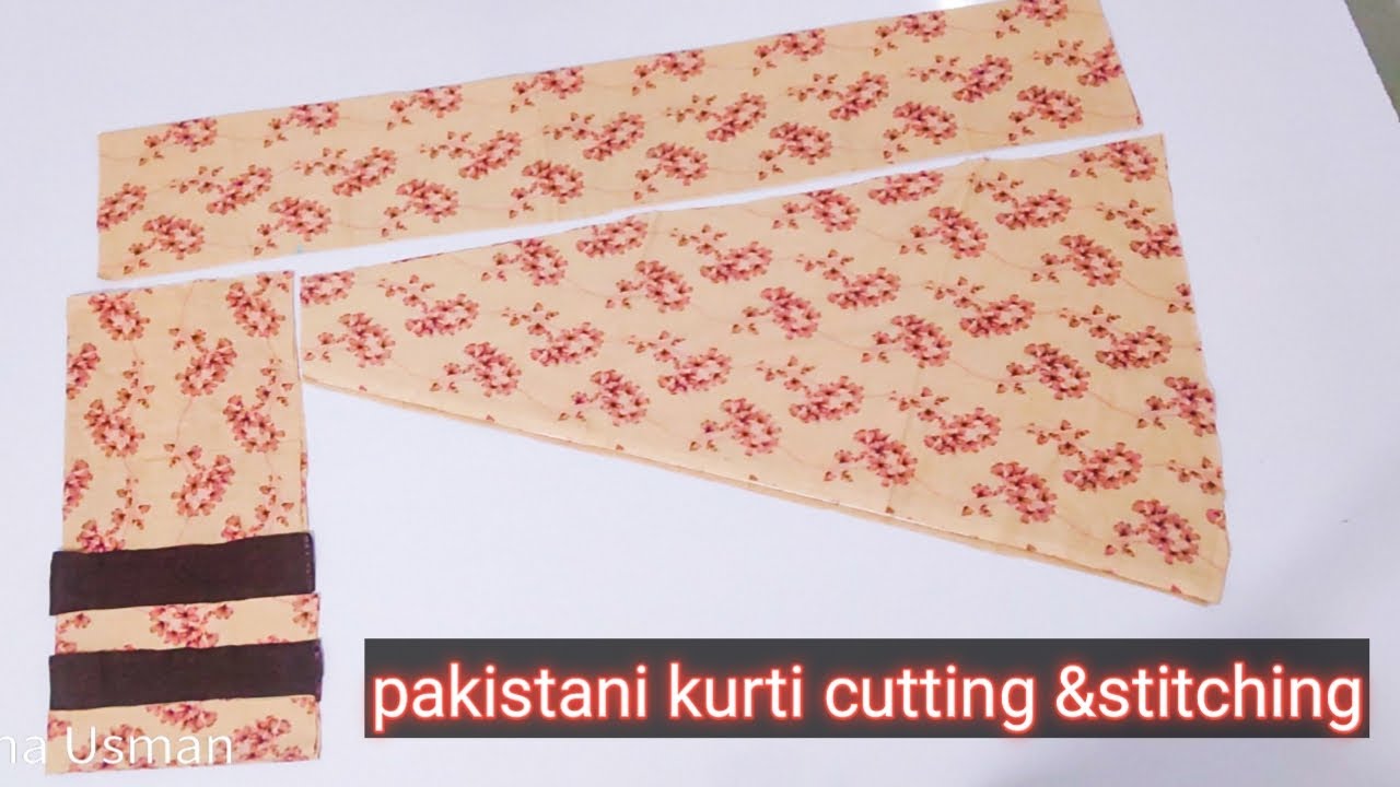 panel kurta cutting and stitching||pakistani kurta cutting||kali kala kurta  cutting and stitching|| - YouTube