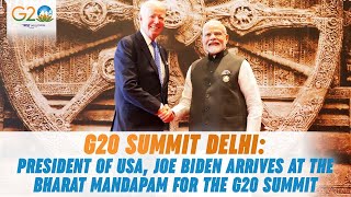 G20 Summit Delhi: President of USA, Joe Biden arrives at the Bharat Mandapam for the G20 Summit