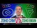 Zoho crm vs zoho bigin in 7 minutes