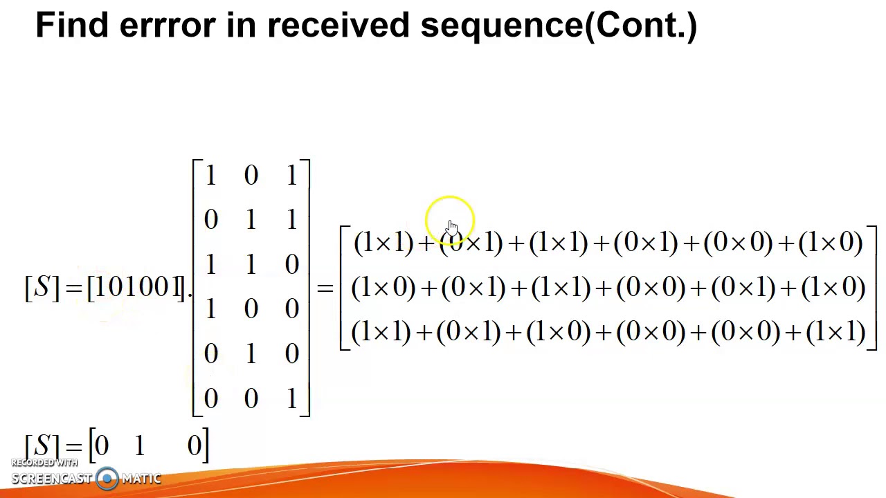 Linear block code - YouTube