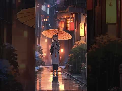 Anime Village Rain - Midjourney Niji